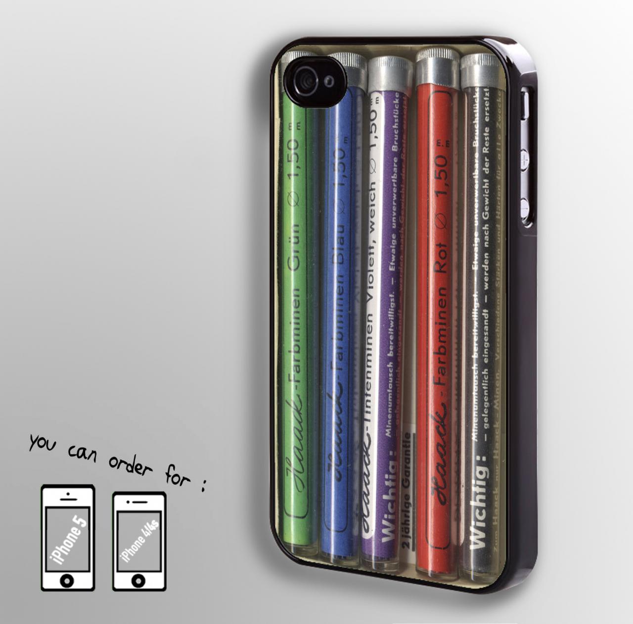 Pencil Box - Hard Case Cover For Iphone 4/4s Also Iphone 5